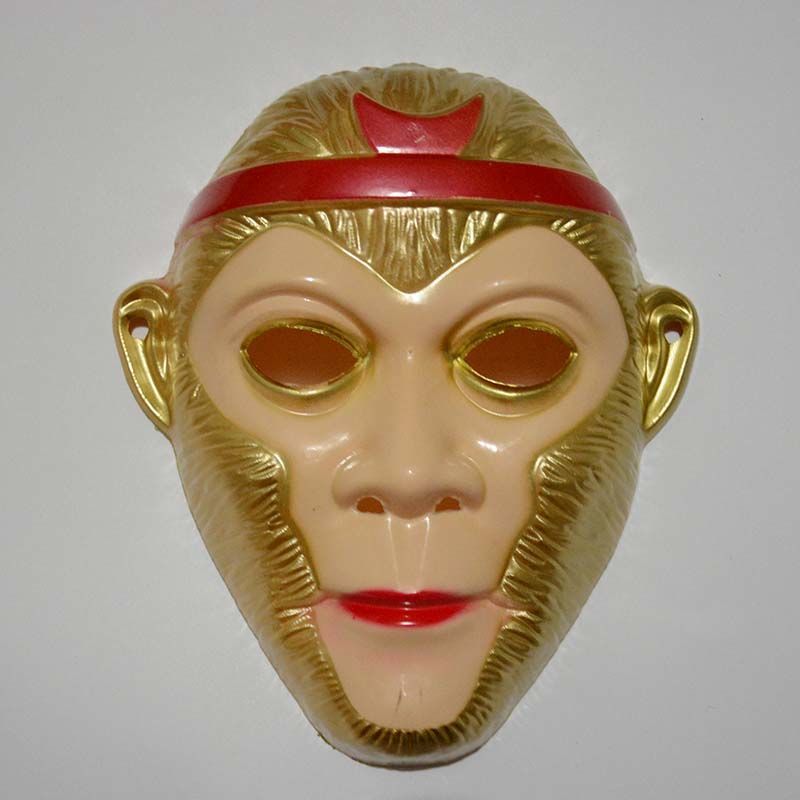 北极象【精选】2023新款儿童卡通面具熊出没玩具孙悟空面具万圣 孙