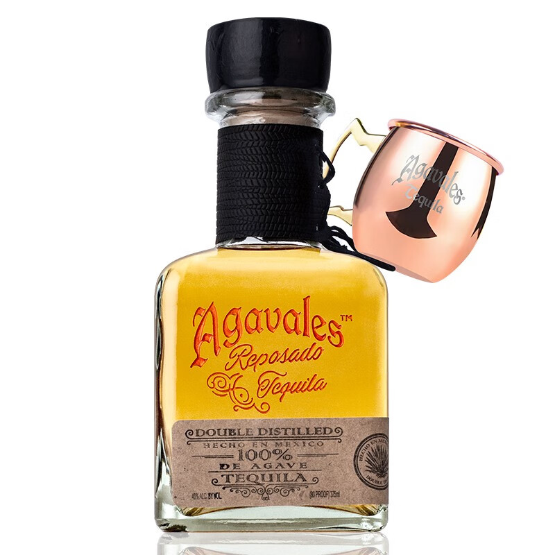 阿卡维拉斯龙舌兰酒agavales金标银标陈酿墨西哥进口洋酒tequila特基拉 金标reposado375ml