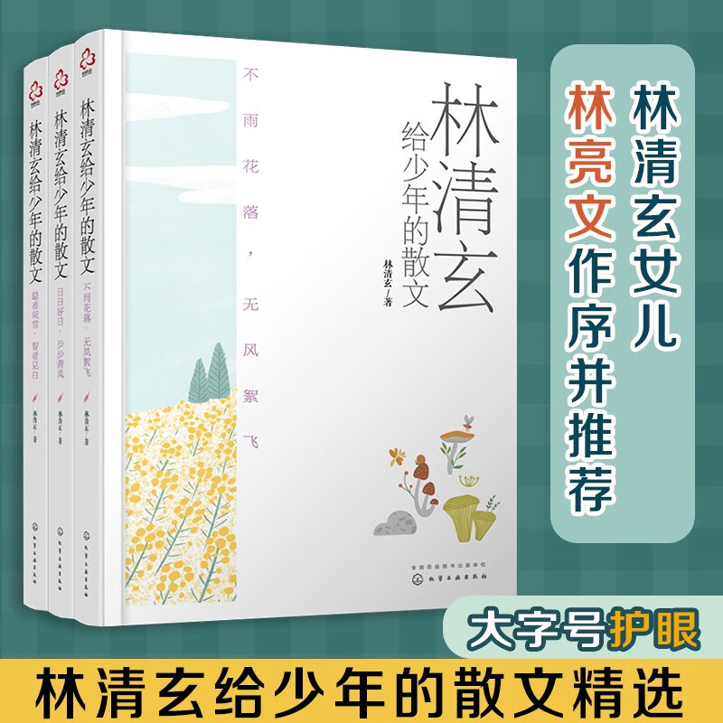 林清玄给少年的散文（大字版 套装共3册）林清玄女儿林亮文作序并推荐，对自然的智性思考、对生活的诗性感悟、对生命的理性哲思。