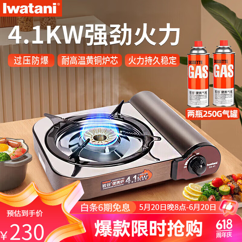 ڲҹȣIwataniʽ¯4.1kw¯߿ʽ¯װװͻȼ¯ ҹZA-41+250g*2ʵ230.4Ԫ