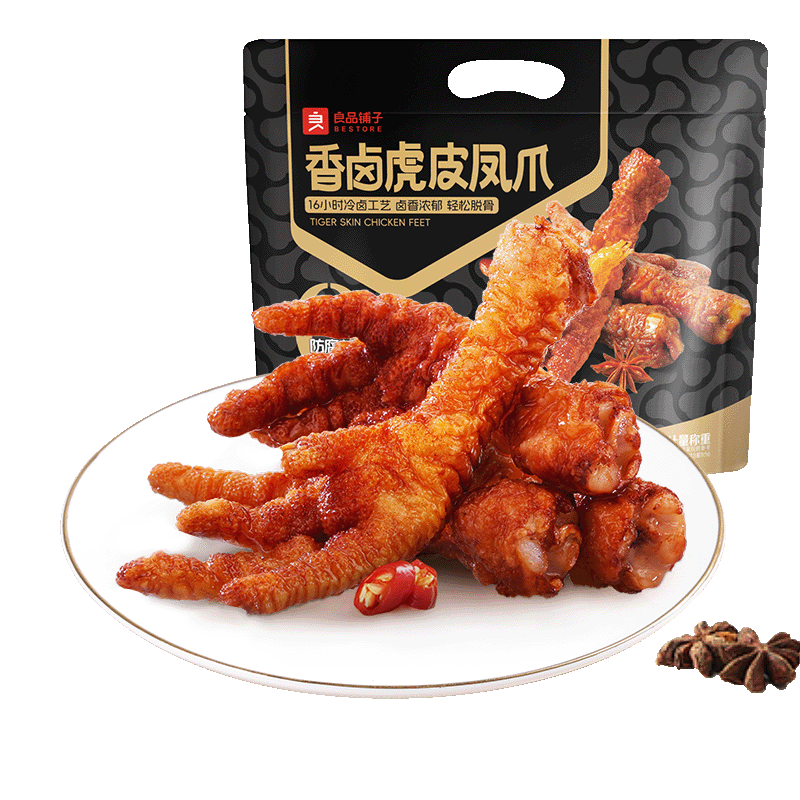 ��Ʒ���ӻ�Ƥ��צ±��ζ500g 