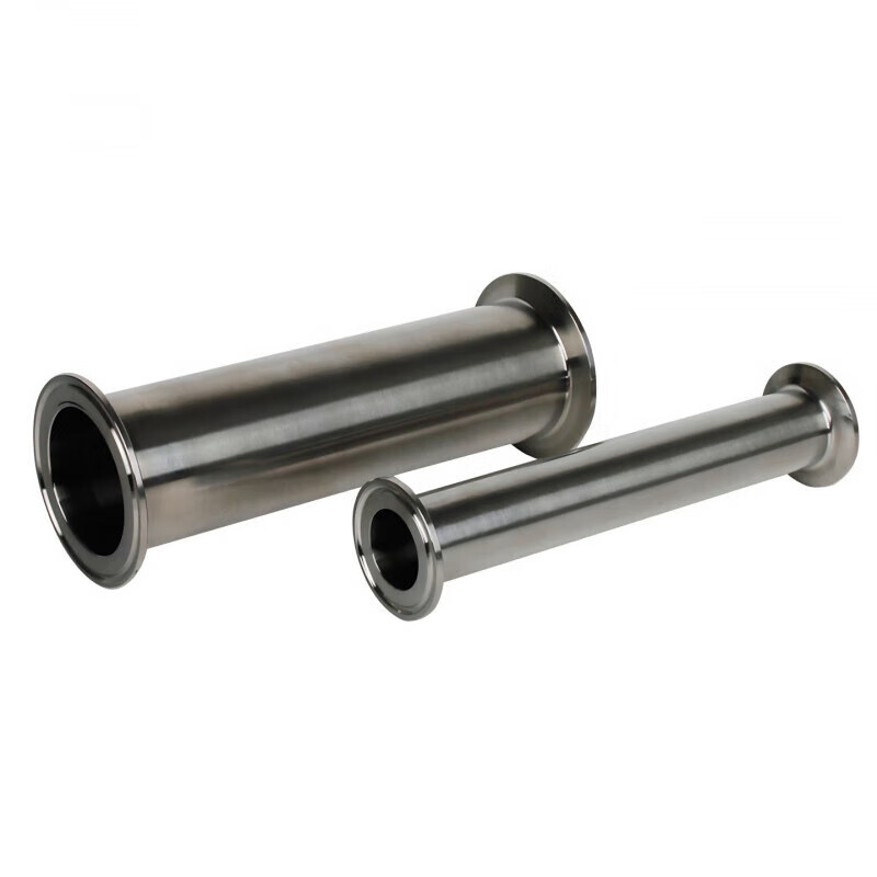 烨霖煜304不锈钢快装直管卫生级管子直通快开卡盘接头卡箍固定连接管件 304 Φ159/卡盘183定制 2米