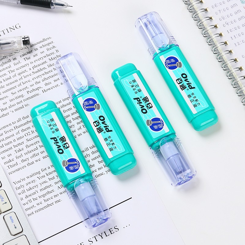 百通(bitoon) 涂改液修正液学生用改正修改笔白色无痕快干图改消字灵