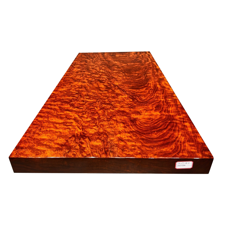 倾听木之歌  巴花实木大板原木茶板实木办公桌简约会议桌组合 巴花大板170*77*8.5+支架