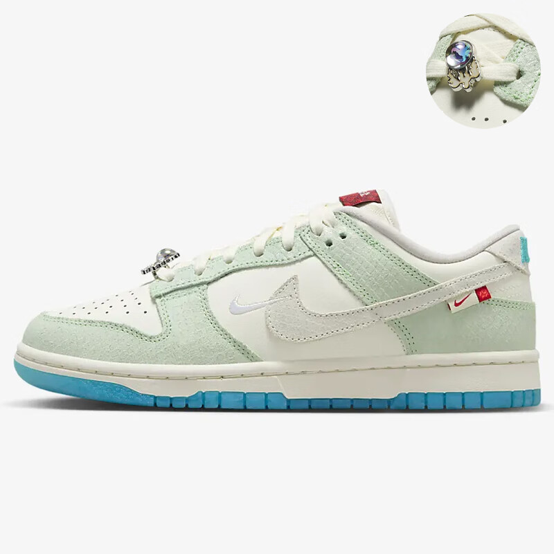 耐克（NIKE）DUNK LOW LX龙年限定送礼女子低帮板鞋FZ5065-111 白色 36.5 