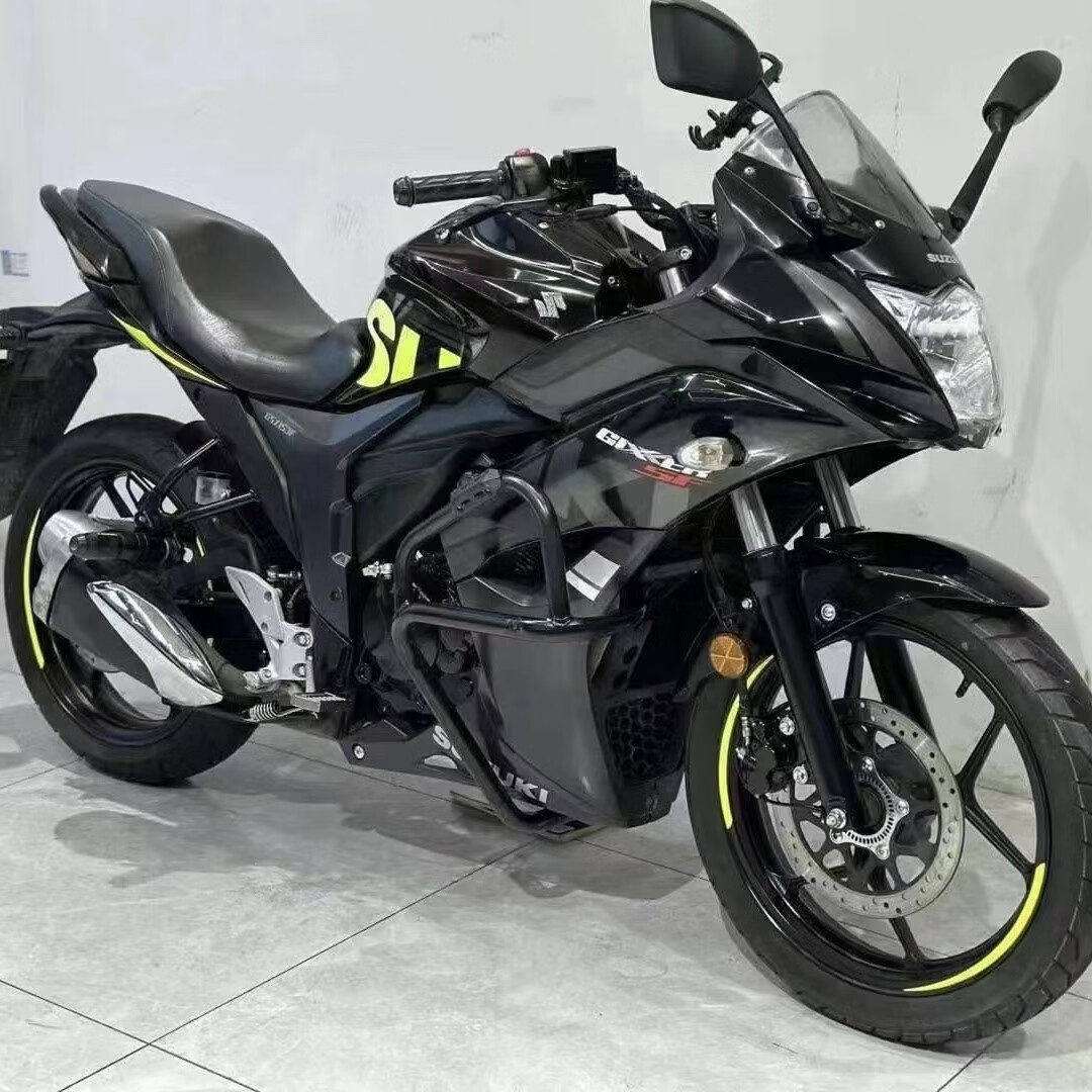 m二手国四电喷铃木极客飒gsx155摩托车燃油代步街车可上牌过户 黑色