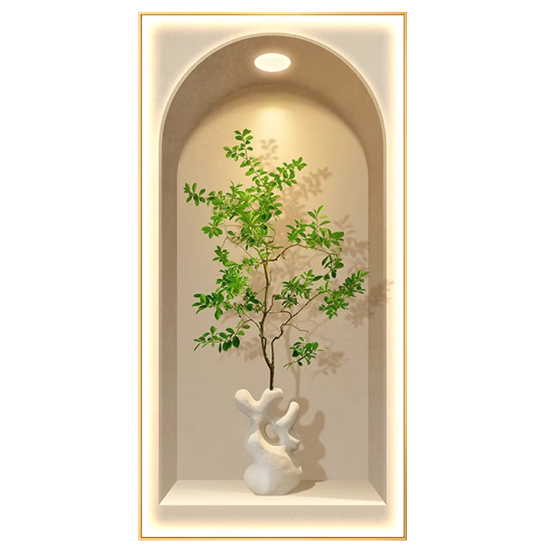 ī�ɣ�Mopai���뻧����װ�λ����ͷ��ִ���Լ���ȴ���led�һ���������ǽ�ƹ⻭ ��֦��ҶA�� 80*160cm(LED�ƻ�/ң�ز���)