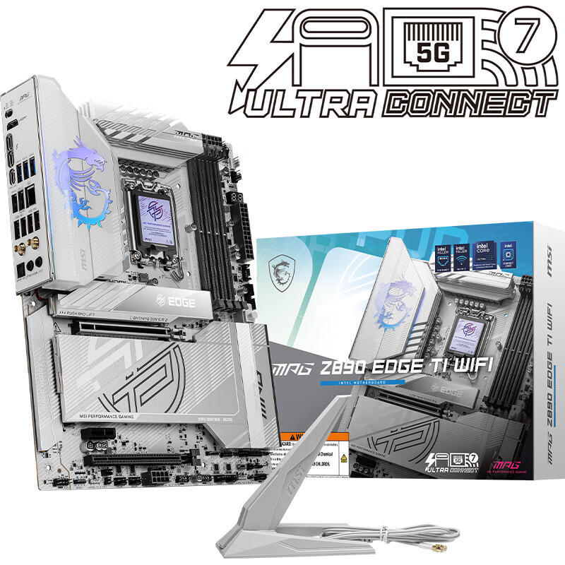 微星 MPG Z890 EDGE TI WIFI刀锋钛 图 9