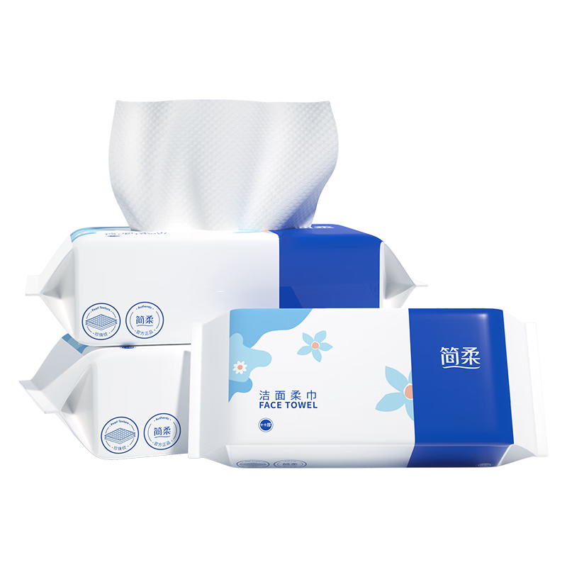 【简柔】一次性洗脸巾，价格走势回升，珍珠纹设计引领潮流|查询一次性洗脸巾历史价格走势