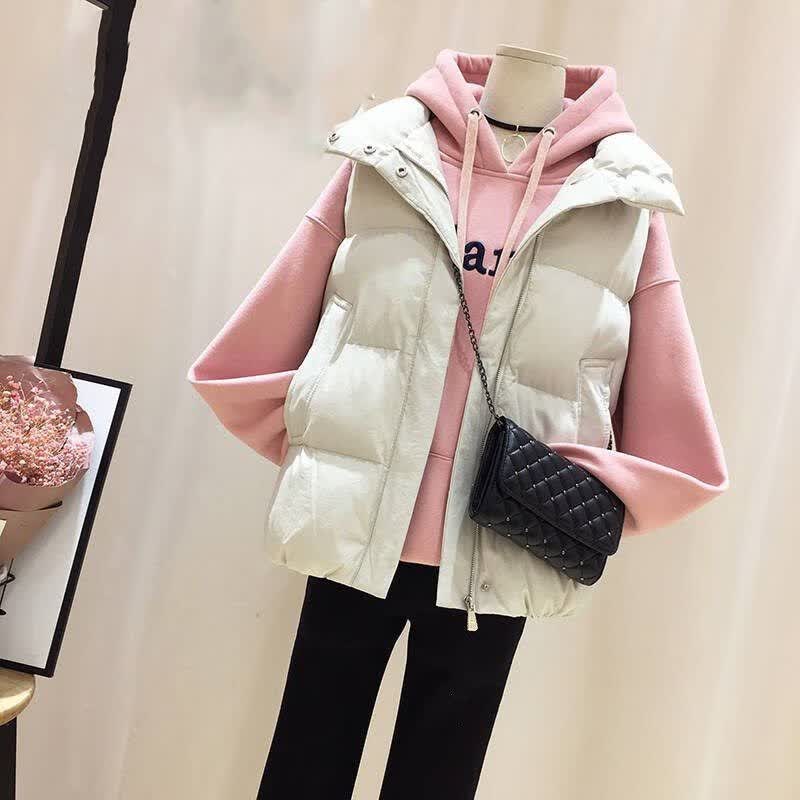 贞艾.卉夕棉服女2023年秋冬季棉袄马甲短款学生百搭宽松马甲外套女装怎么样,好用不?