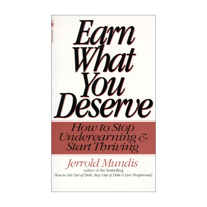 进口原版 earn what you deserve 赚你应得的 如何不再低薪并开始成功