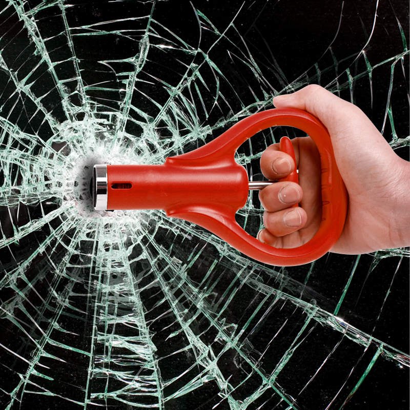 6015汽车安全锤车用多功能弹簧逃生救生车载砸玻璃破碎水下应急破