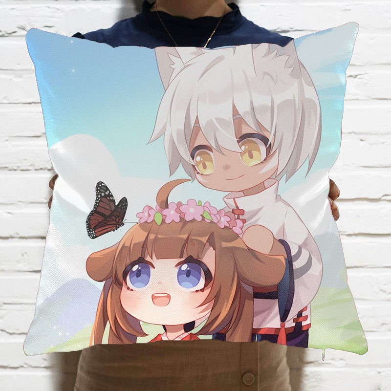 【京选品质】猫之茗周边猫之茗周边手办玩偶娃娃毛绒抱枕头床头沙发