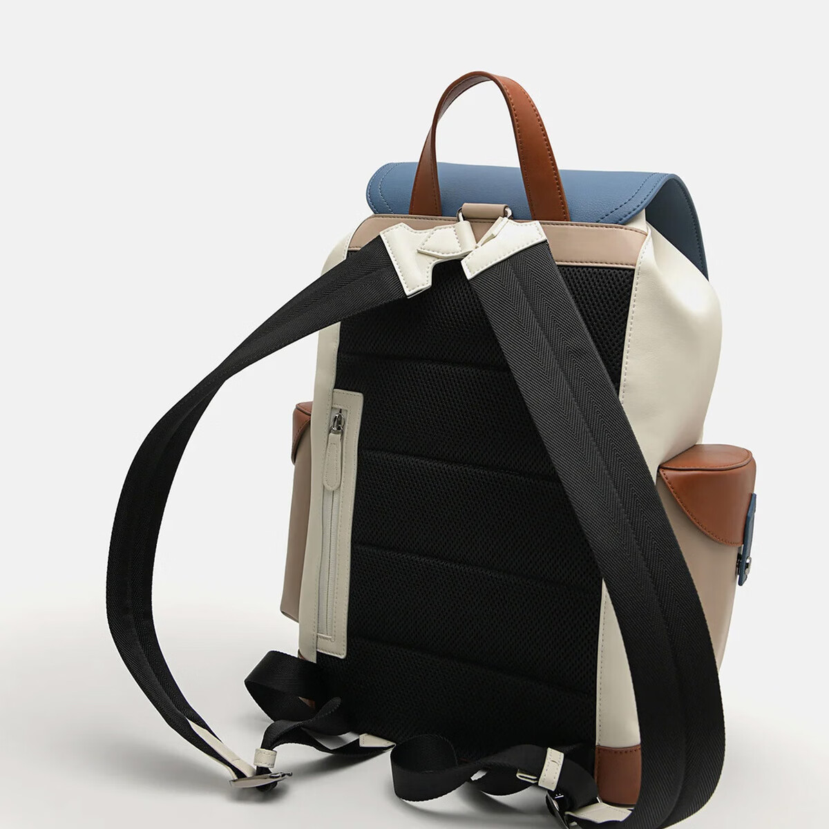 PEDRO线性系列大容量男士双肩包电脑包书包背包送男生礼物PM2-26320159 综合色 容纳14寸电脑 L