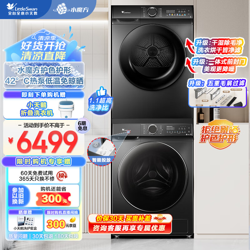 小天鹅10KG洗烘套装TG100V618PLUS+617MAX滚筒洗衣机怎么样？有什么优缺点-图片2