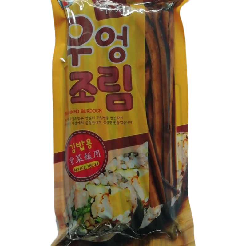 南美豹寿司牛蒡条500克韩国紫菜包饭寿司材料调味牛蒡大根寿司包饭用