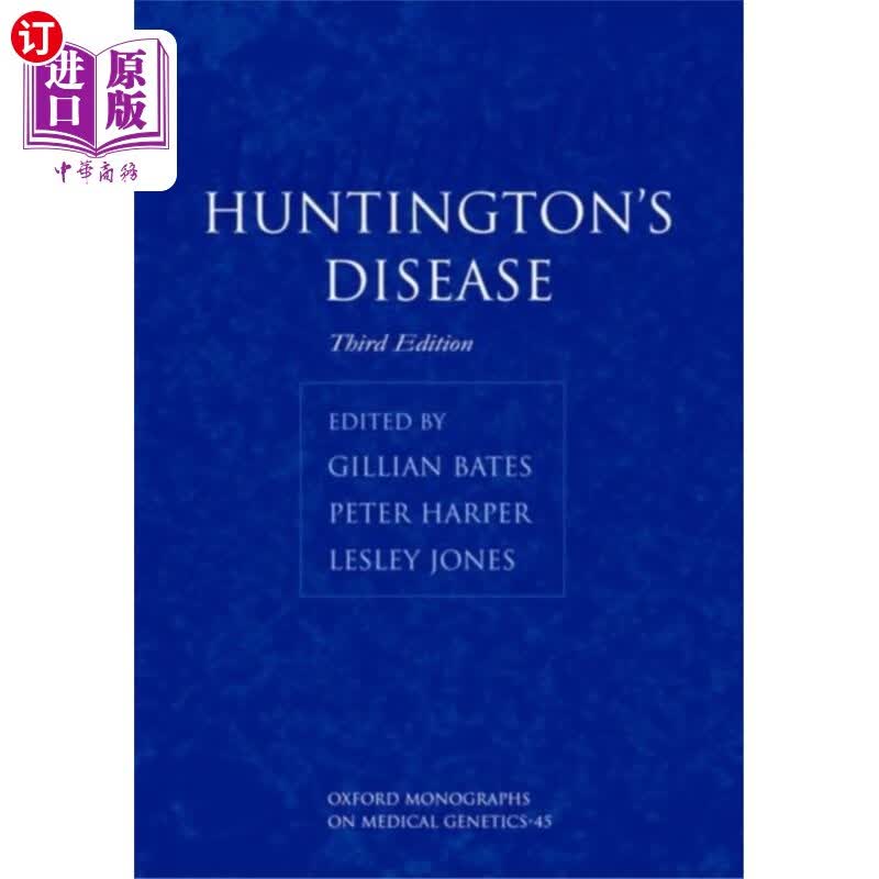 海外直订医药图书huntingtons disease 亨廷顿氏舞蹈症