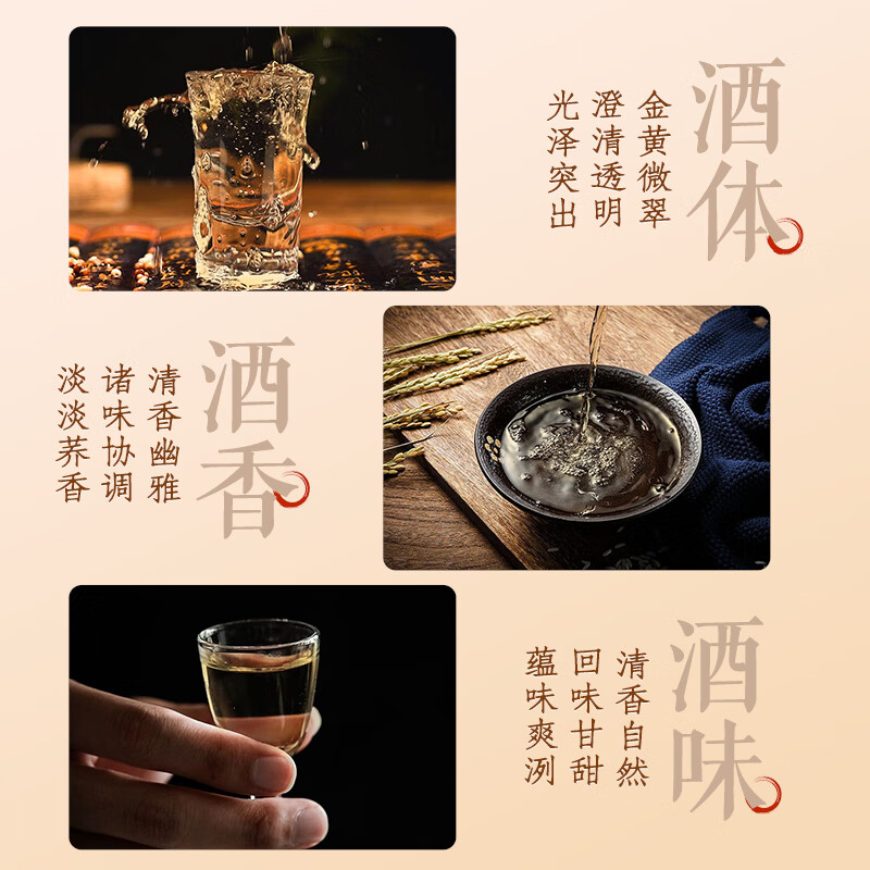 汉味苦荞酒42度小酒口杯装白酒荞香型 湖北特产名酒养生酒自己喝 42度 100mL 1瓶 黑荞 体验装