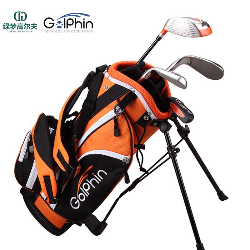 birkdale 高尔夫球杆 儿童套杆男女青少年套杆高尔夫初学者99-144.8cm 碳素 ORANGE 99-110.5CM