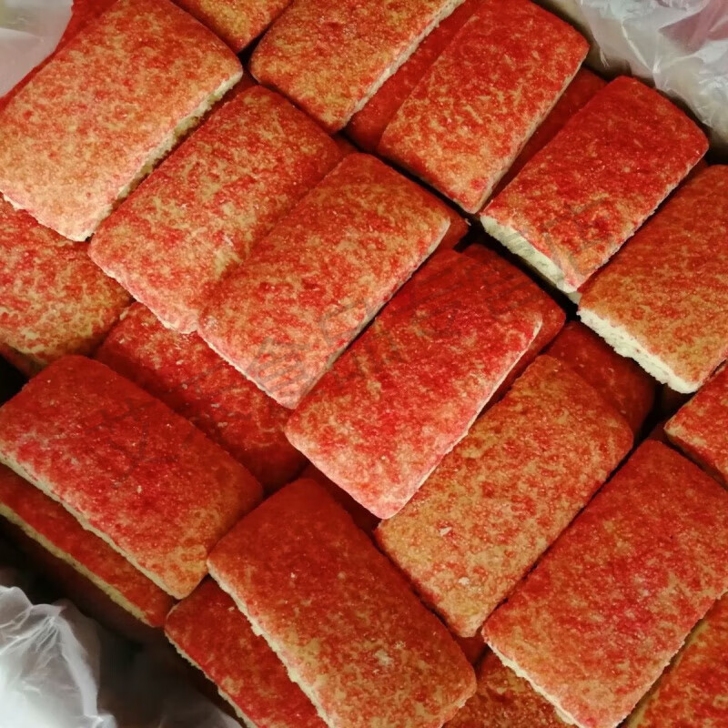 食怀云南昭通镇雄特色小吃红饼干老红饼干白糖老款红饼干 500g 一斤