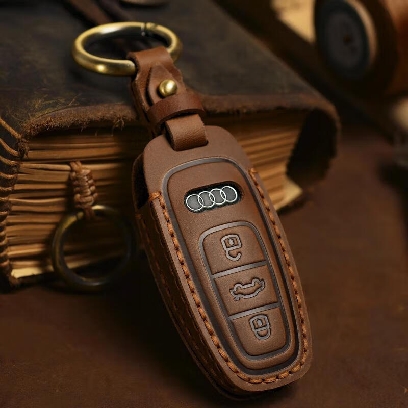 igiftfire适用于11-22款奥迪a8钥匙包钥匙套遥控钥匙壳皮革audi a8l