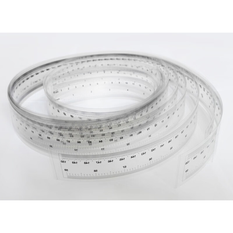 菲林尺高精度软尺透明尺菲林尺 软尺 透明尺 定制 两边刻度小刻度为0.
