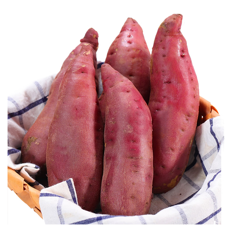 有鮮氣海南澄邁特產(chǎn) 正宗海南澄邁橋頭富硒地瓜 紅薯 粉糯香甜好吃  正版小果9斤單果1-2兩 （凈重）
