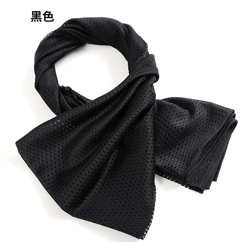 玖茗户外运动防风沙透气男女速干围巾夏季沙漠网巾骑行小方巾防晒围脖