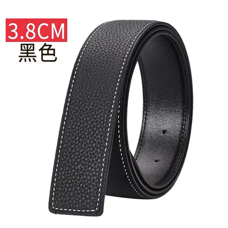 博喜爱马仕适用于爱马仕皮带条头层纯牛皮男士真皮平滑扣不带头h扣