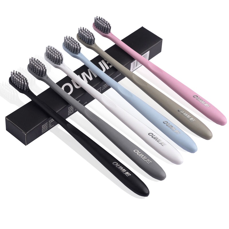 水裳云朵成人软毛牙刷男女情侣款窄刷头极简设计日系6只装小头牙刷 软毛 6支 独立包装