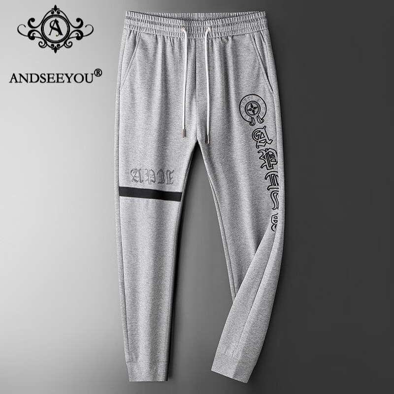 andseeyou品牌 男士休闲裤 国潮服装2023夏季新款时尚潮流百搭商务