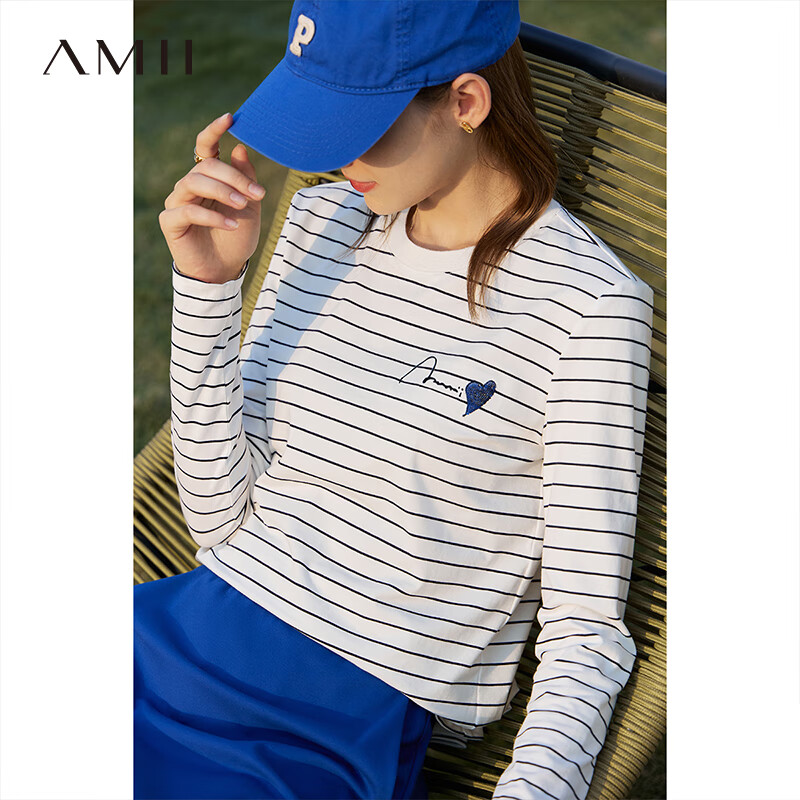 AMII2023���¿�ٴ�Բ����ͷ���ư�����Ƭǩ����ĸ��T��Ů ������� 155/80A/S