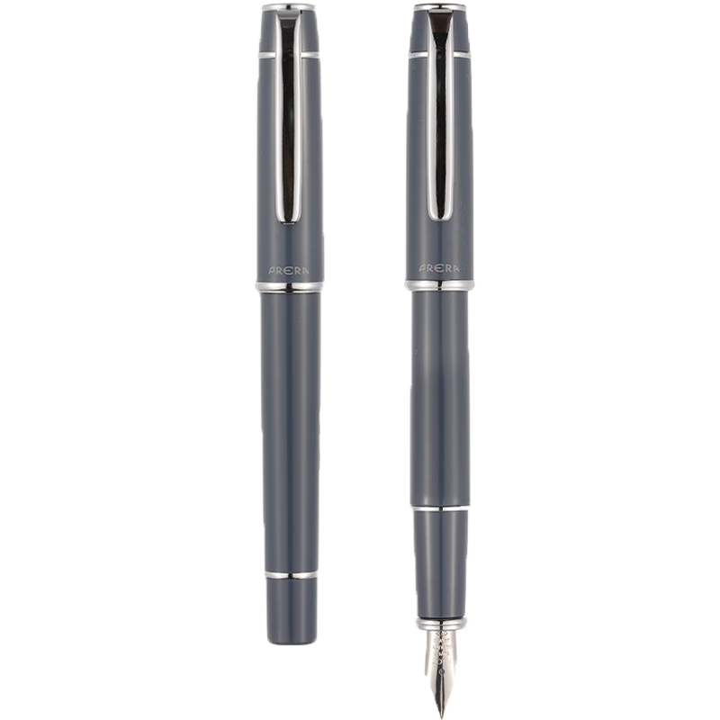 PILOT 百乐 钢笔 PRERA系列 FPR-3SR 灰色 F尖 单支装