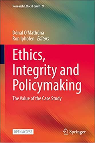 预订 ethics, integrity and policymaking