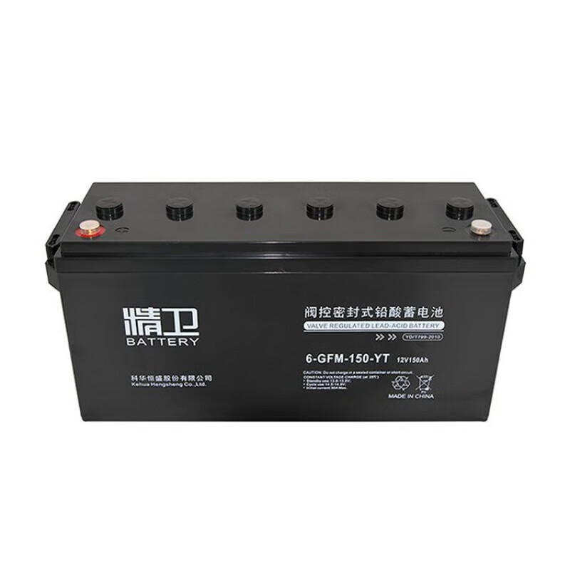 科华精卫6-GFM-150-YT 12V150AH  阀控式密封铅酸免维护UPS用电池 6-GFM-150-YT