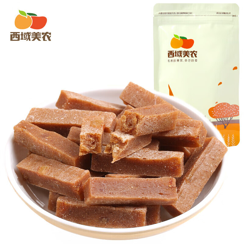 西域美农七珍山楂条 无化学添加 蜜饯果干 果脯 童年零食 休闲食品 七