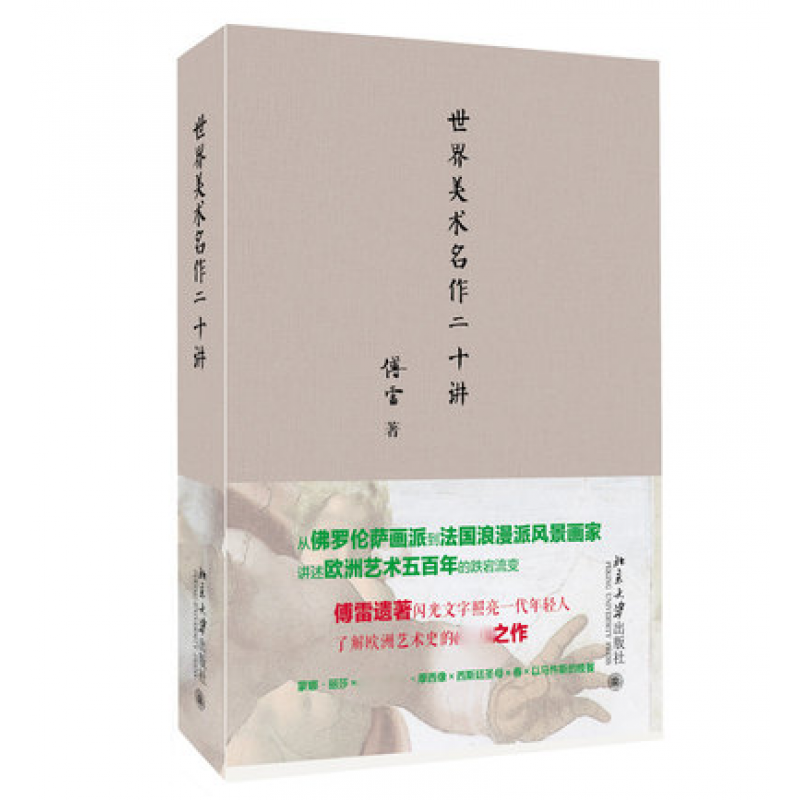 正版世界美术名作二十讲 傅雷 精装北京大学出版社