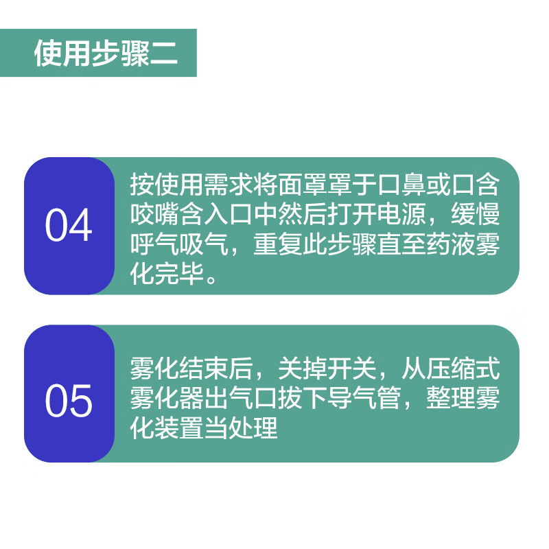 瑞贝松雾化器面罩医用儿童成人家用压缩式雾化医用耗材可调节雾化量大小 婴幼儿卧式款