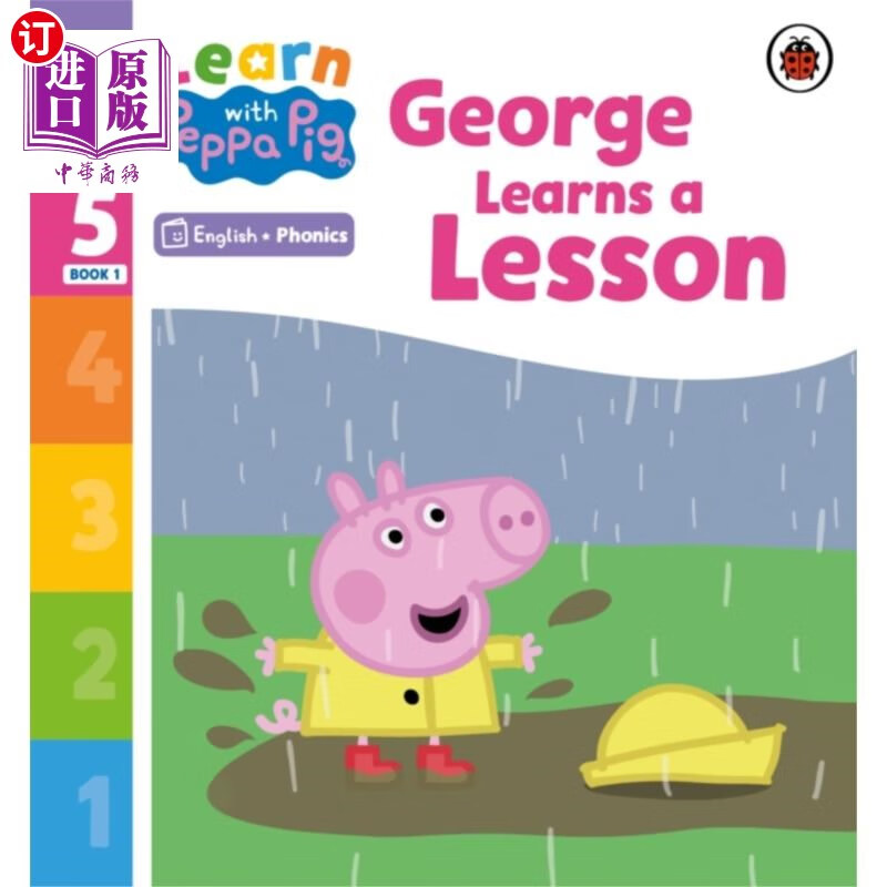 海外直订learn with peppa phonics level 5 book 1 - george.