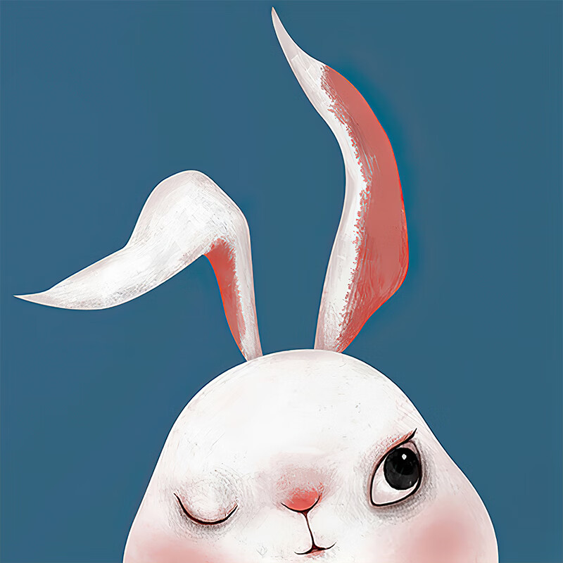 男孩女孩儿童房小尺寸装饰画迷你小号无框画可爱壁画卧室动物挂画 a