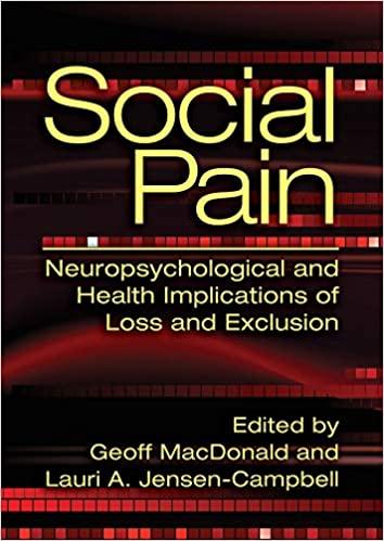 预订 social pain: neuropsychological and health impl