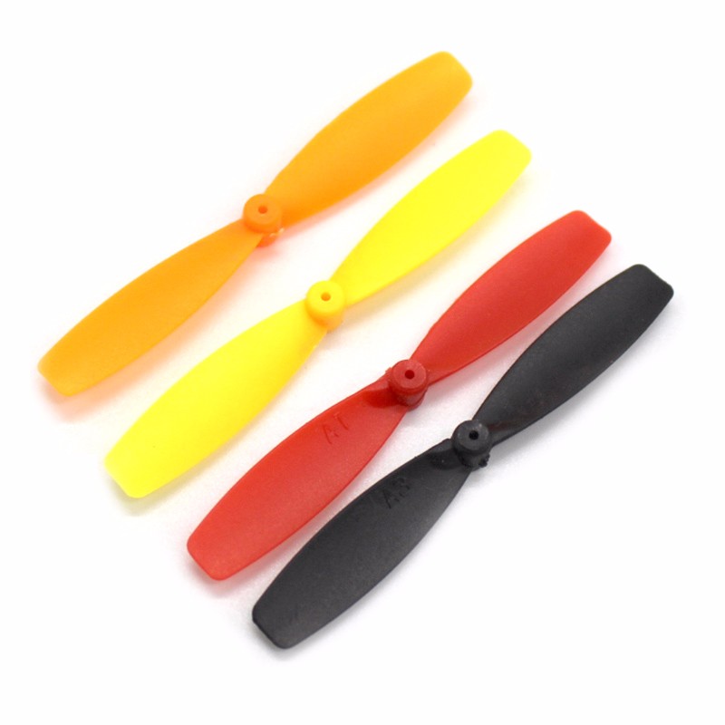千水星 1*55mm螺旋槳 手工設(shè)計(jì)DIY四軸飛行器無(wú)人機(jī)固定翼飛機(jī)電機(jī)螺旋槳 紙飛機(jī)配件 黃色（1對(duì)）