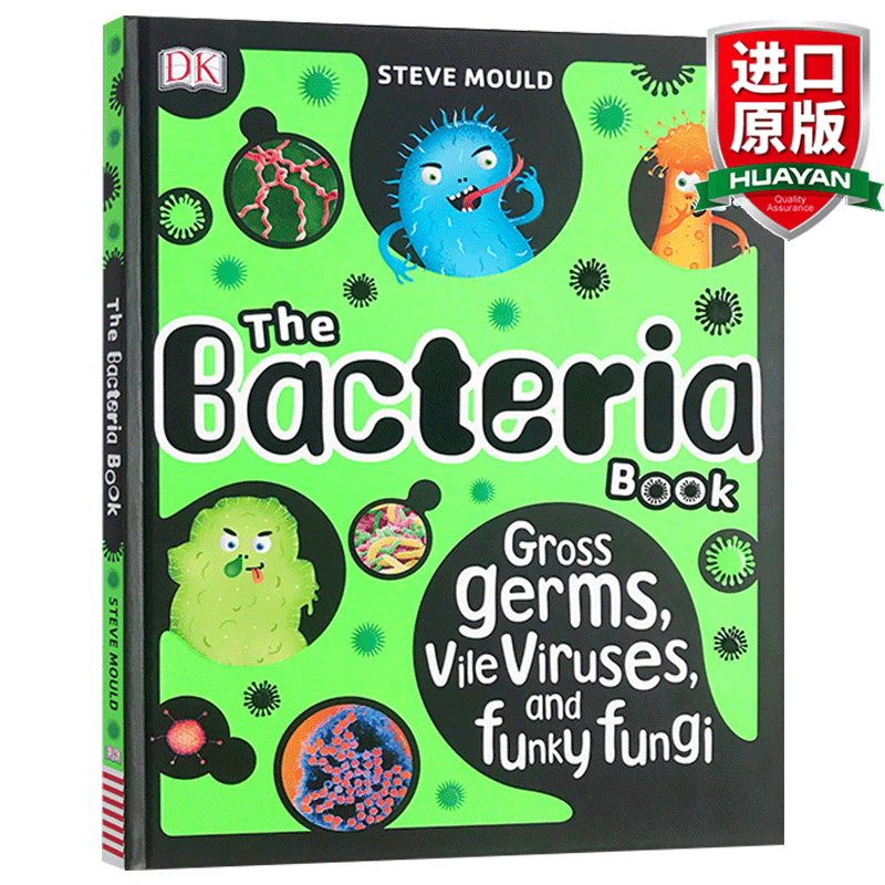 英文原版 DK细菌手册 The Bacteria Book 精装 微生物知识百科怎么样,好用不?