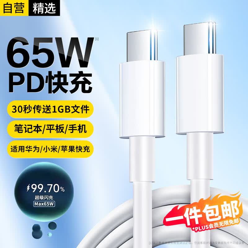 斯泰克Type-C数据线USB-C双头100W65W苹果15充电线快充c to c适用promax/mac/iPad小米华为Mate60笔记本怎么看?