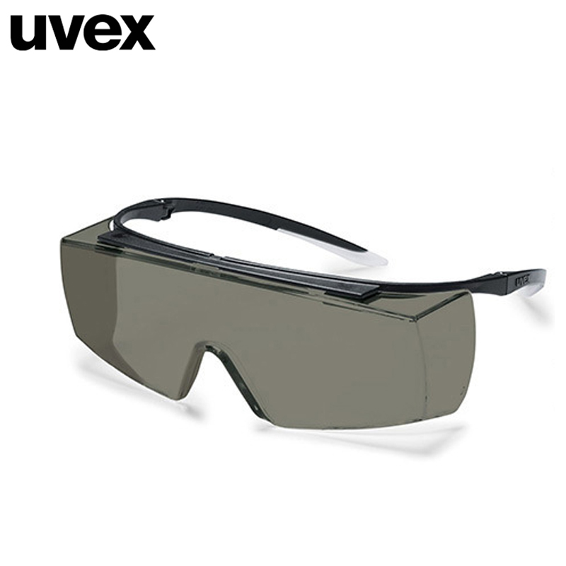 uvex优唯斯 9069586 访客安全眼镜 蓝宝石涂层 内外侧超强防刮擦 黑色镜片 定做 1付