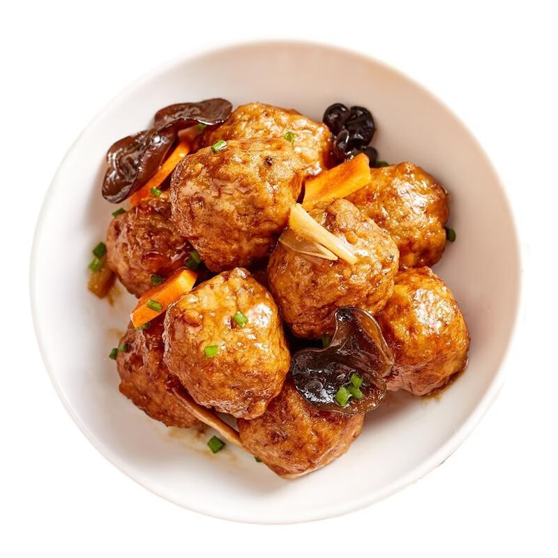 杨永兴黄陂三鲜猪肉丸子四喜丸子狮子头肉圆子年夜饭半成品预制菜速食菜 180g肉丸*4盒