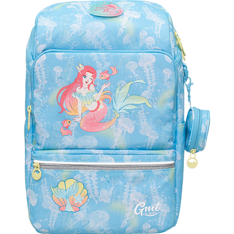 Gmt for kids書包小學(xué)生兒童大容量禮物超輕護(hù)脊減負(fù)1-4年級(jí)男女星光人魚Light