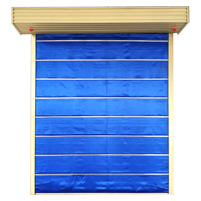 昂成 钢质防火卷帘门双轨双帘无机复合防火消防门特级无机布卷帘门