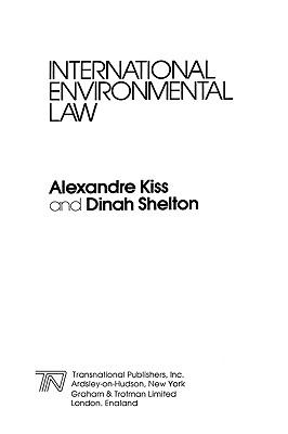 预订 International Environmental Law