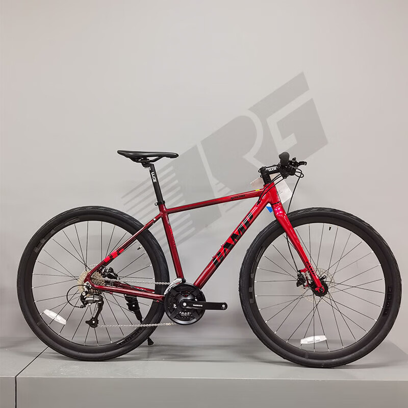 铭汇通碳纤维全内走线公路车gx200 27速油碟平把碟刹公路自行车砾